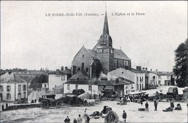 Iconographie - L'église et la place