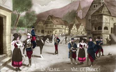 Iconographie - En Alsace - Vive la France