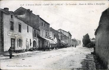 Iconographie - Camp du Larzac - Route de Millau à Montpellier