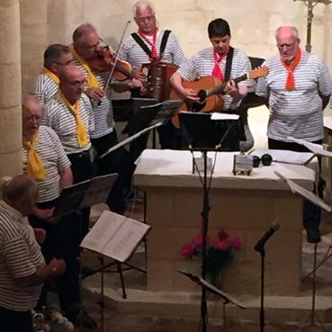 Iconographie - Lioube en concert dans en l'église de Sainte-Colombe