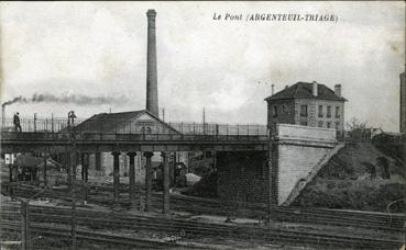 Iconographie - Le pont - Argenteuil-triage