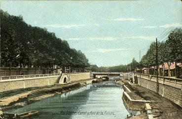 Iconographie - Canal et pont de la Robine