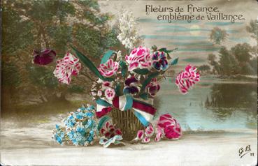 Iconographie - Fleurs de France emblême de vaillance