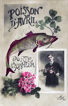 Iconographie - Poisson d'avril - Porte bonheur