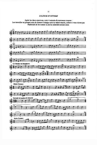 Partition - Leçon n°3 - Solfège et rythme