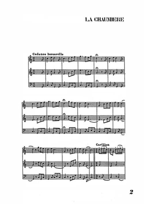 Partition - Chaumière (la) 1/2