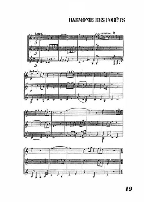 Partition - Harmonie des forêts 1/3