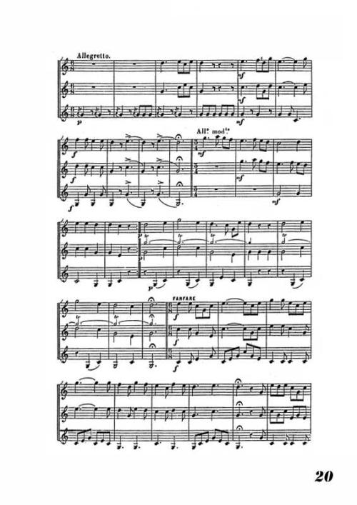 Partition - Harmonie des forêts 2/3