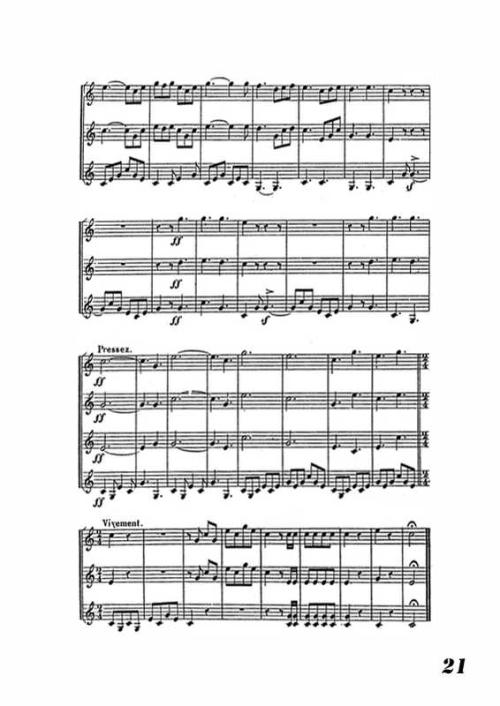 Partition - Harmonie des forêts 3/3