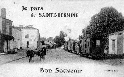 Iconographie - Je pars de Sainte-Hermine - Bon souvenir
