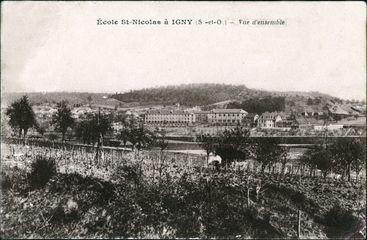 Iconographie - Ecole St-Nicolas - Vue d'ensemble