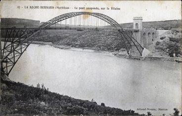 Iconographie - Le pont suspendu sur le Vilaine