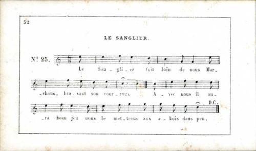 Partition - Sanglier (Le) 1sur2