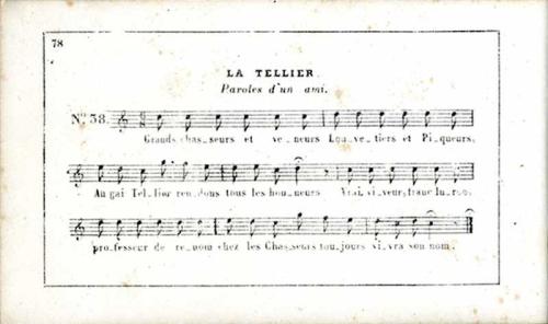 Partition - Tellier (La) 1sur4 - Musique demi couplet