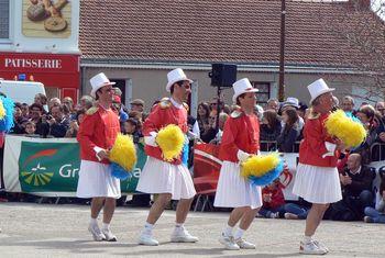 Iconographie - Mi-Carême - Majorette masculines