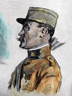 Iconographie - Le lieutenant C. Tougé, officier interprête M. M. F. 5th Div