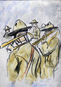 Iconographie - Soldats musiciens américains