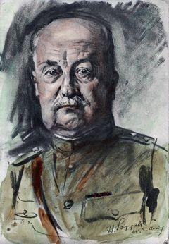 Iconographie - Le général H. Ligoette, commandant l'armée