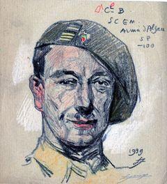 Iconographie - Commandant B. Scem, armée d'Alsace SP 100