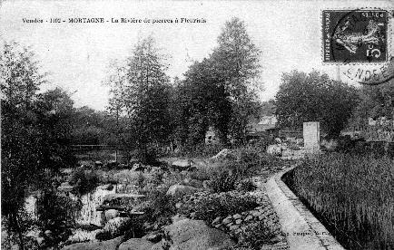 Iconographie - La rivière de pierres à Fleurais