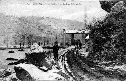 Iconographie - Le Moulin et les rochers de la Mothe