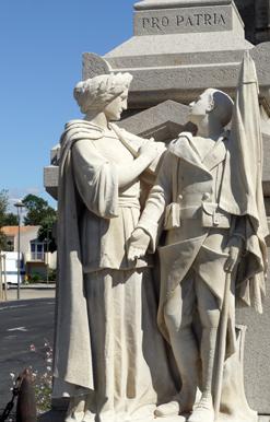 Iconographie - Le monument aux morts - Sculpture de Joseph Vallet