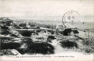 Iconographie - Vue générale de la plage