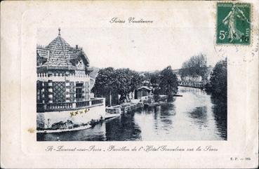 Iconographie - pavillon de l'hôtel Graveleau sur la Sèvre