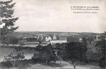 Iconographie - Pensionnat St-Gabriel - Vue générale prise du calvaire