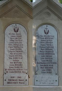 Iconographie - Monument aux Morts - Plaque des Morts pour la France