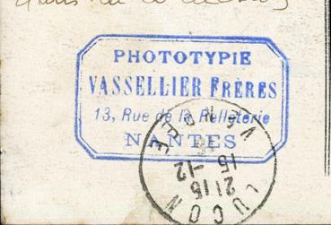 Iconographie - Cachet encreur Vassellier Frères