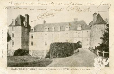 Iconographie - Château du XVIIe siècle, vu de face