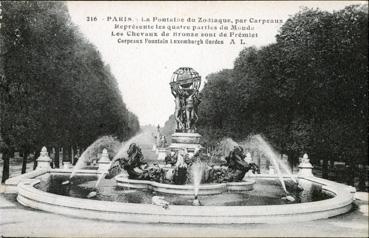 Iconographie - La fontaine du Zodiaque, par Carpeaux