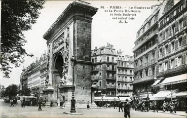 Iconographie - Le boulevard et la Porte de Saint-Denis