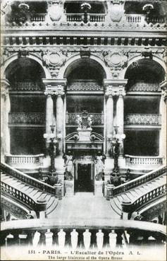 Iconographie - L'escalier de l'Opéra
