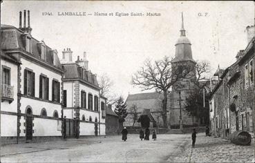 Iconographie - Haras et église Saint-Martin