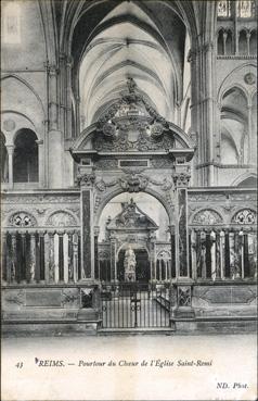 Iconographie - Pourtour du choeur de l'église Saint-Remi