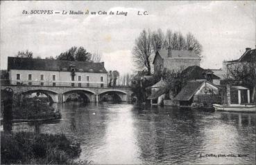 Iconographie - Le moulin et un coin du Loing