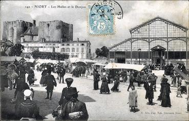 Iconographie - Les halles et le donjon