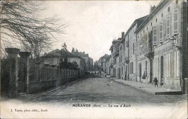 Iconographie - La rue d'Auch