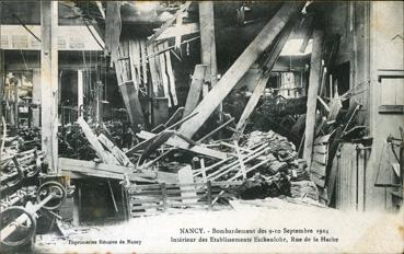 Iconographie - Bombardements des 9-10 septembre 1914