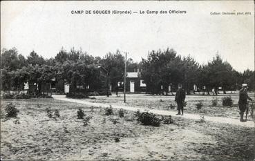 Iconographie - Camp de Souges - Le camp des officiers