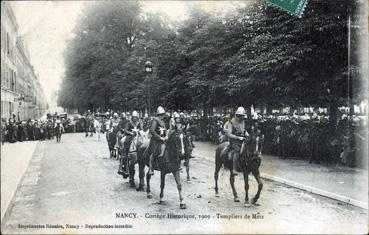 Iconographie - Cortège historique 1909 - Templiers de Metz