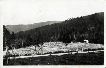 Iconographie - Col de Wettstein - Le cimetière des Chasseurs