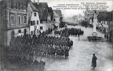 Iconographie - Défilé des troupes françaises 