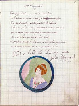 Iconographie - Cahier de chant de Jules Mauviel