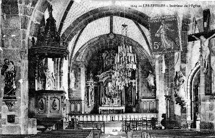 Iconographie - Intérieur de l'église