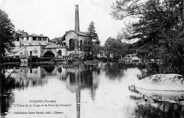 Iconographie - L'usine de la forge et le pont de l'Arsenal