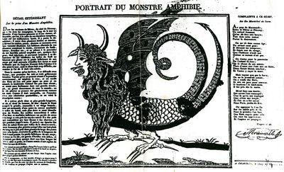Iconographie - Portrait du monstre amphibie