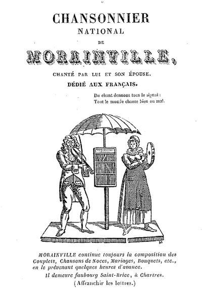 Iconographie - Chansonnier national de Morainville